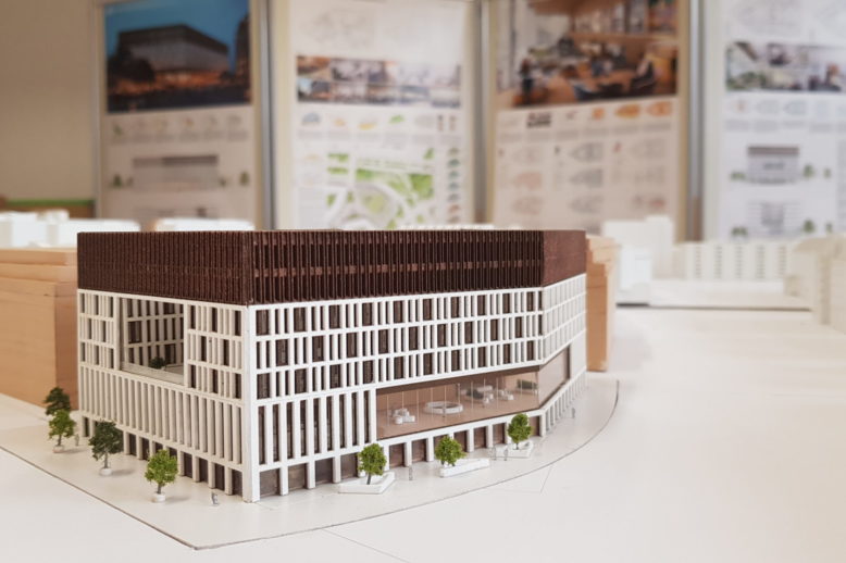 Siegerentwurf für das neue Verwaltungszentrum auf dem Ferdinandplatz © Landeshauptstadt Dresden